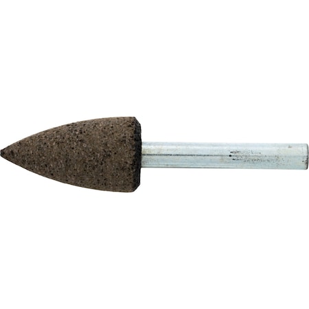 Pferd A12 Resin Mounted Point 1/4" Shank - Aluminum Oxide 30 Grit INOX EDGE 35115
